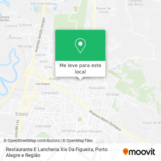 Restaurante E Lancheria Xis Da Figueira mapa