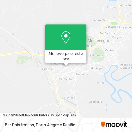 Bar Dois Irmaos mapa