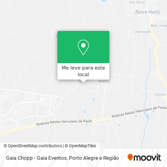 Gaia Chopp - Gaia Eventos mapa