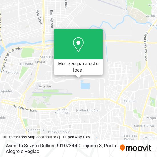 Avenida Severo Dullius 9010 / 344 Conjunto 3 mapa