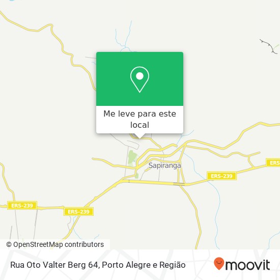 Rua Oto Valter Berg 64 mapa