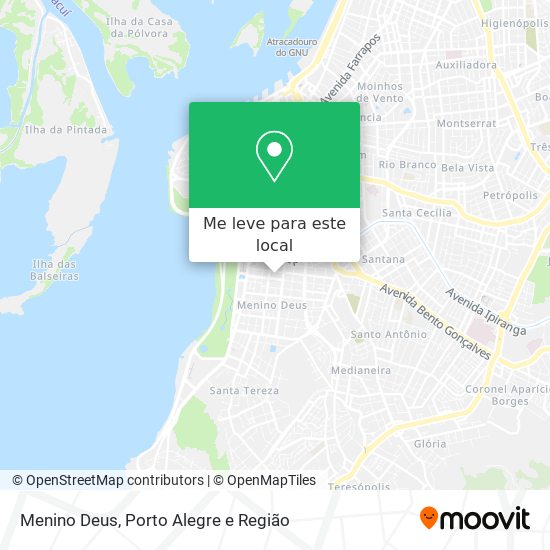 Menino Deus mapa