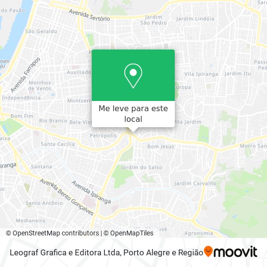 Leograf Grafica e Editora Ltda mapa