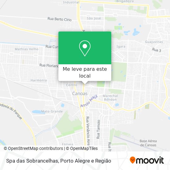 Spa das Sobrancelhas mapa