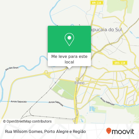 Rua Wilsom Gomes mapa