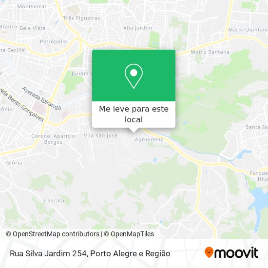 Rua Silva Jardim 254 mapa