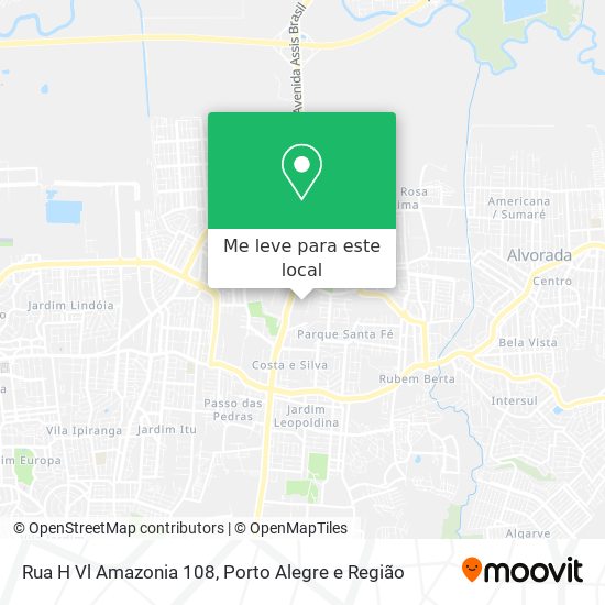 Rua H Vl Amazonia 108 mapa