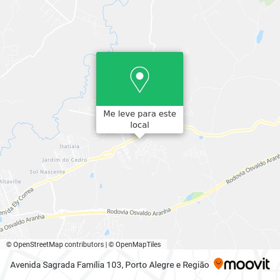 Avenida Sagrada Família 103 mapa