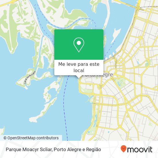 Parque Moacyr Scliar mapa