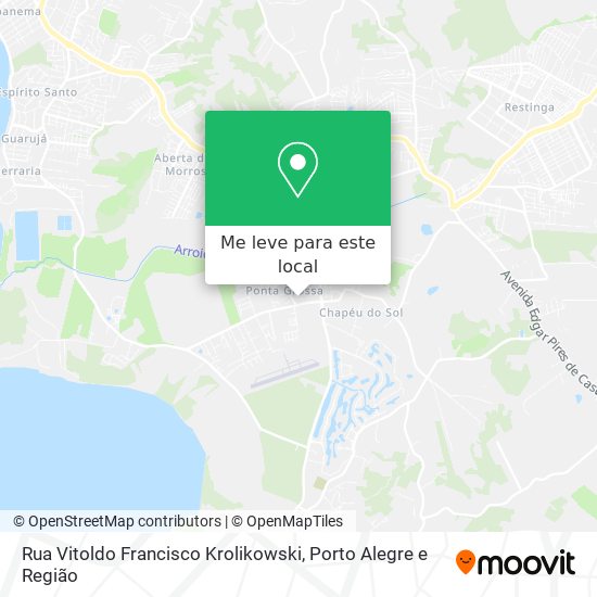 Rua Vitoldo Francisco Krolikowski mapa