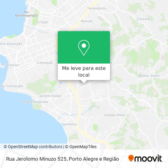 Rua Jerolomo Minuzo 525 mapa