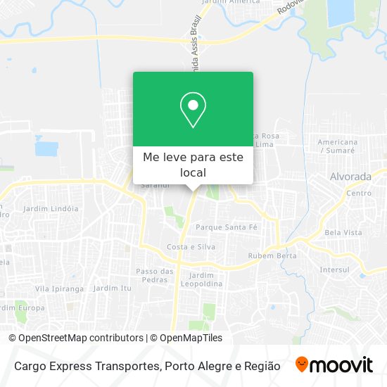 Cargo Express Transportes mapa