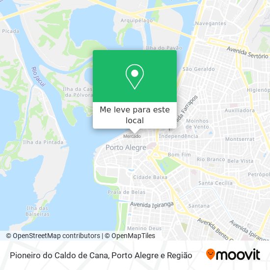 Pioneiro do Caldo de Cana mapa