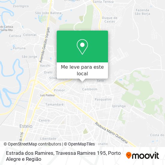 Estrada dos Ramires, Travessa Ramires 195 mapa