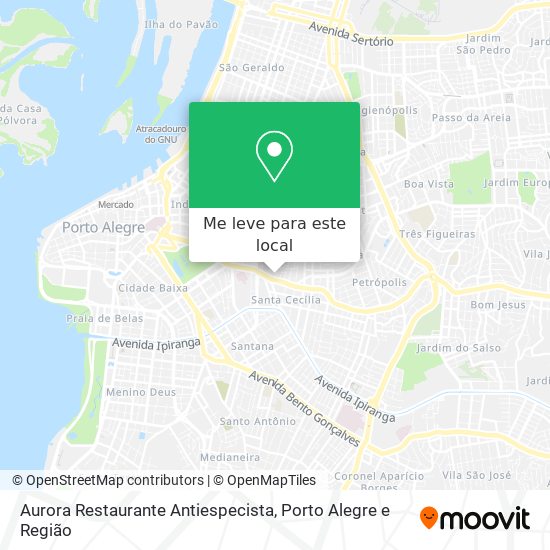 Aurora Restaurante Antiespecista mapa