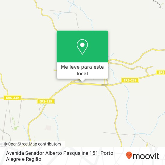 Avenida Senador Alberto Pasqualine 151 mapa