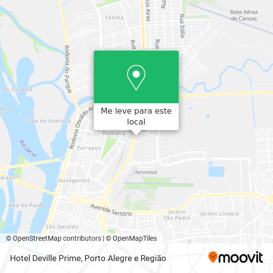 Hotel Deville Prime mapa