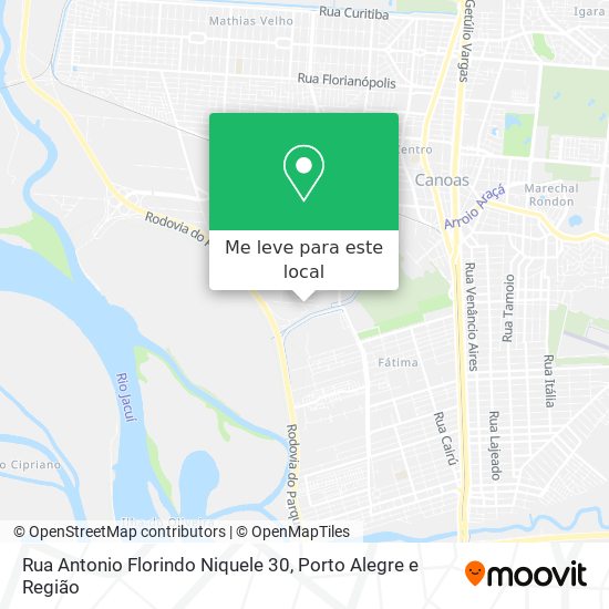 Rua Antonio Florindo Niquele 30 mapa