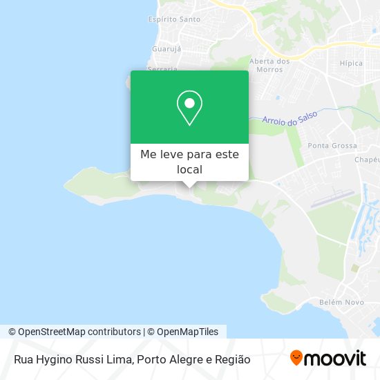 Rua Hygino Russi Lima mapa