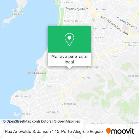 Rua Ariovaldo S. Janson 145 mapa