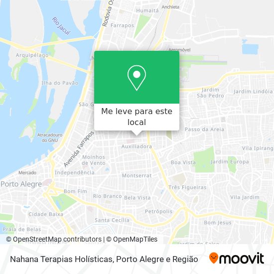Nahana Terapias Holísticas mapa