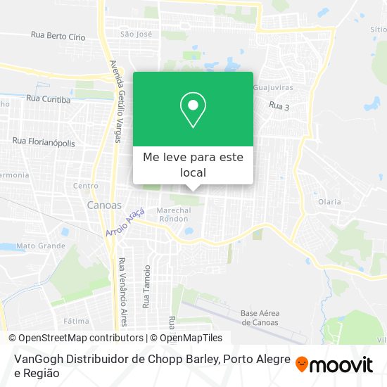 VanGogh Distribuidor de Chopp Barley mapa