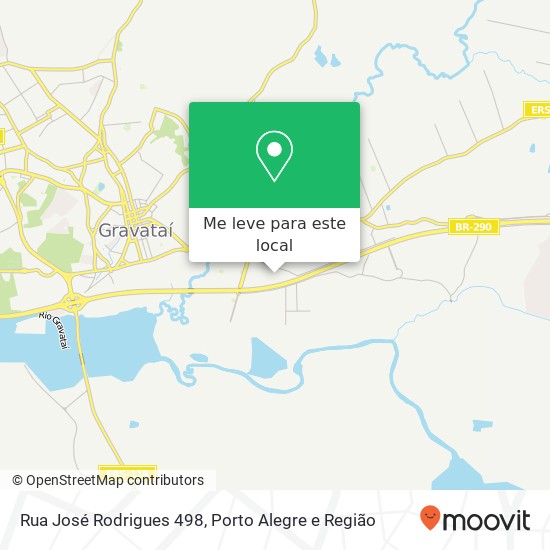 Rua José Rodrigues 498 mapa