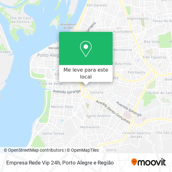 Empresa Rede Vip 24h mapa