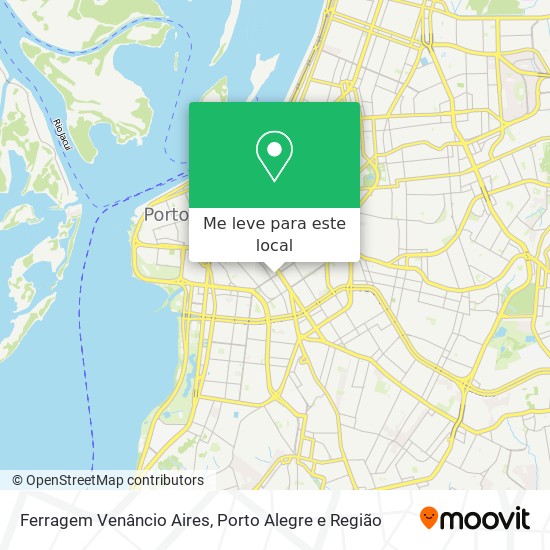 Ferragem Venâncio Aires mapa