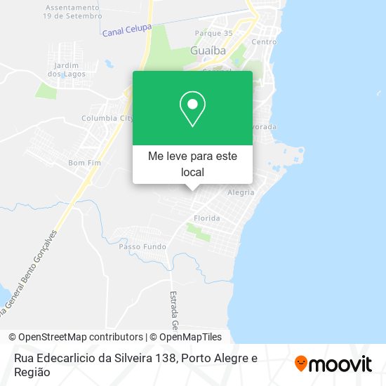 Rua Edecarlicio da Silveira 138 mapa