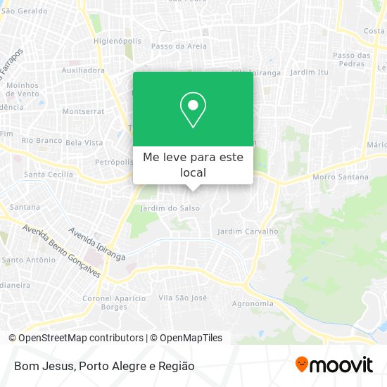 Bom Jesus mapa