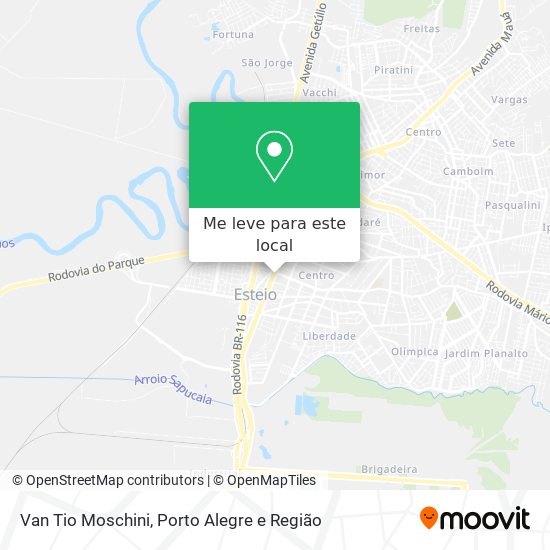 Van Tio Moschini mapa