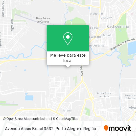 Avenida Assis Brasil 3532 mapa