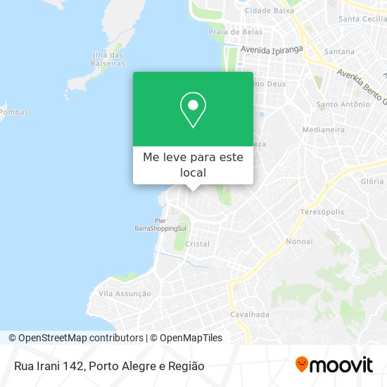 Rua Irani 142 mapa