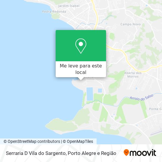 Serraria D Vila do Sargento mapa