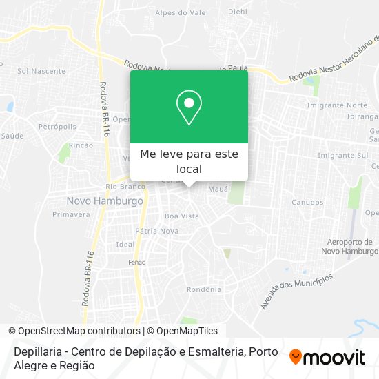 Depillaria - Centro de Depilação e Esmalteria mapa