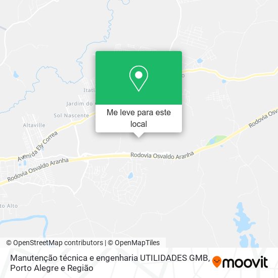 Manutenção técnica e engenharia UTILIDADES GMB mapa