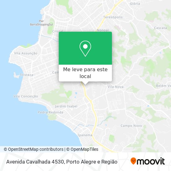 Avenida Cavalhada 4530 mapa