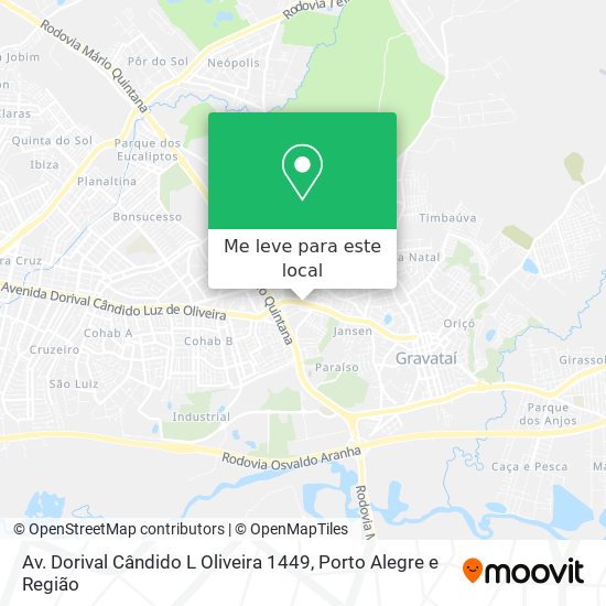 Av. Dorival Cândido L Oliveira 1449 mapa