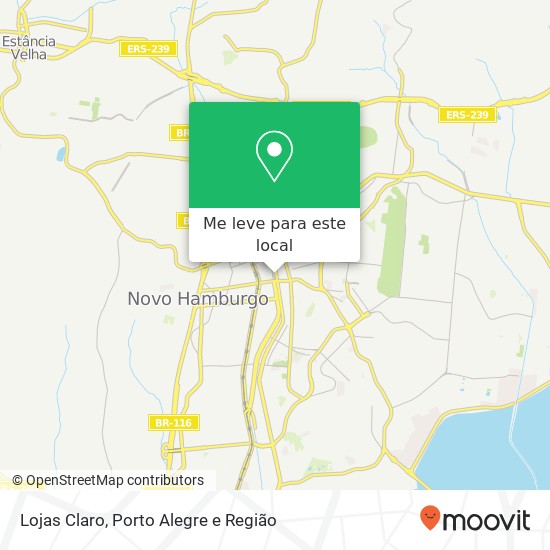 Lojas Claro mapa