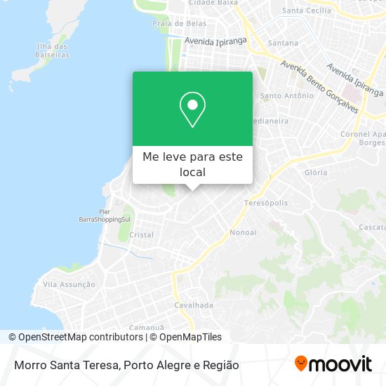 Morro Santa Teresa mapa