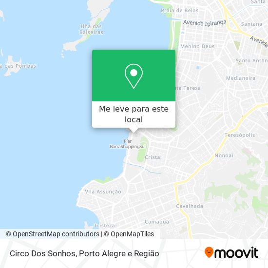 Circo Dos Sonhos mapa