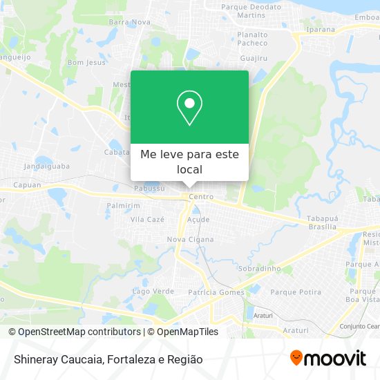 Shineray Caucaia mapa