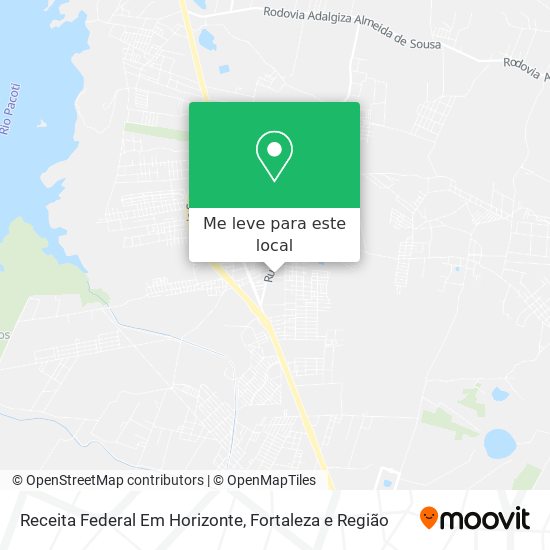 Receita Federal Em Horizonte mapa