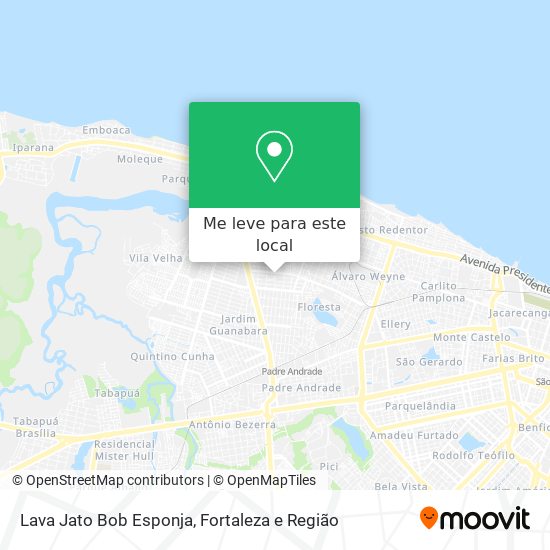 Lava Jato Bob Esponja mapa