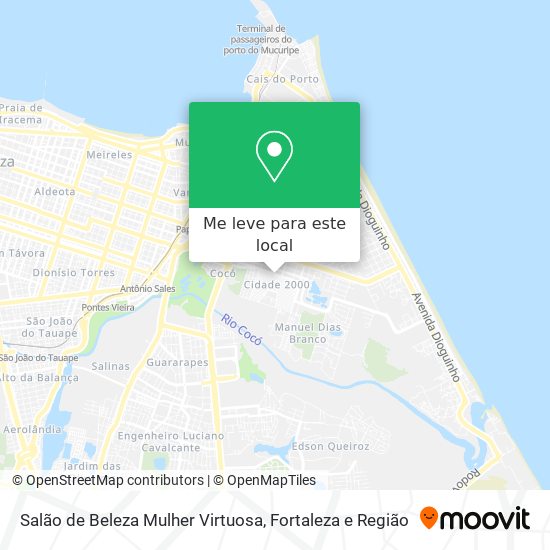 Salão de Beleza Mulher Virtuosa mapa