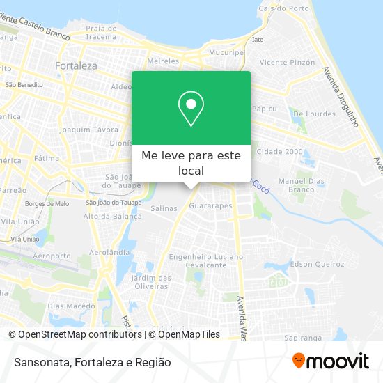 Sansonata mapa
