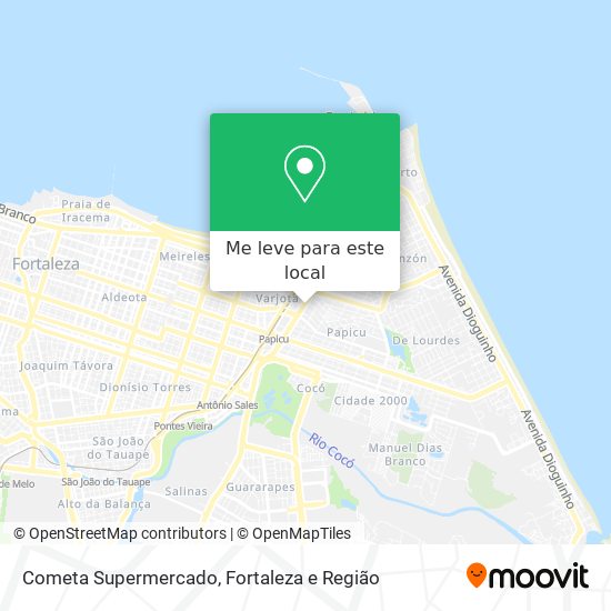 Cometa Supermercado mapa
