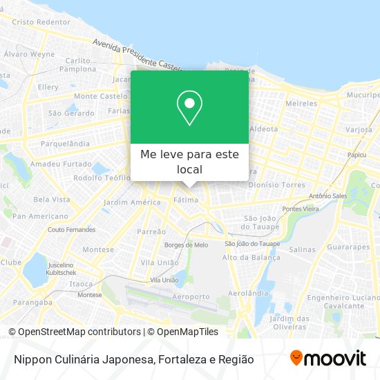Nippon Culinária Japonesa mapa