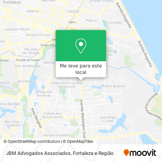 JBM Advogados Associados mapa